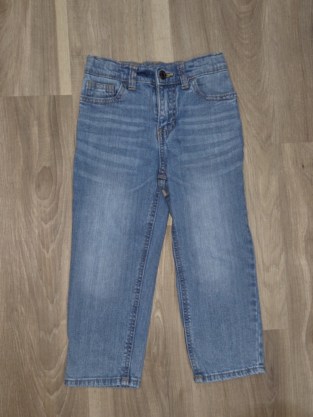 •Okie Dokie• Toddler Boys Straight Leg Blue Jeans